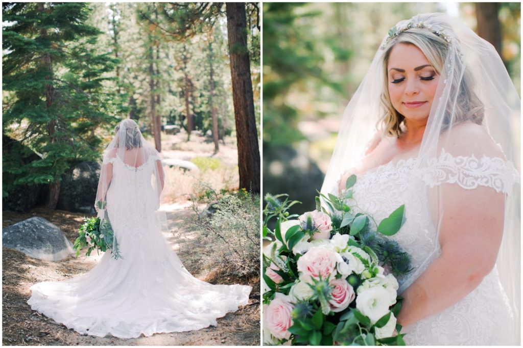 Bride portraits at Lake Tahoe