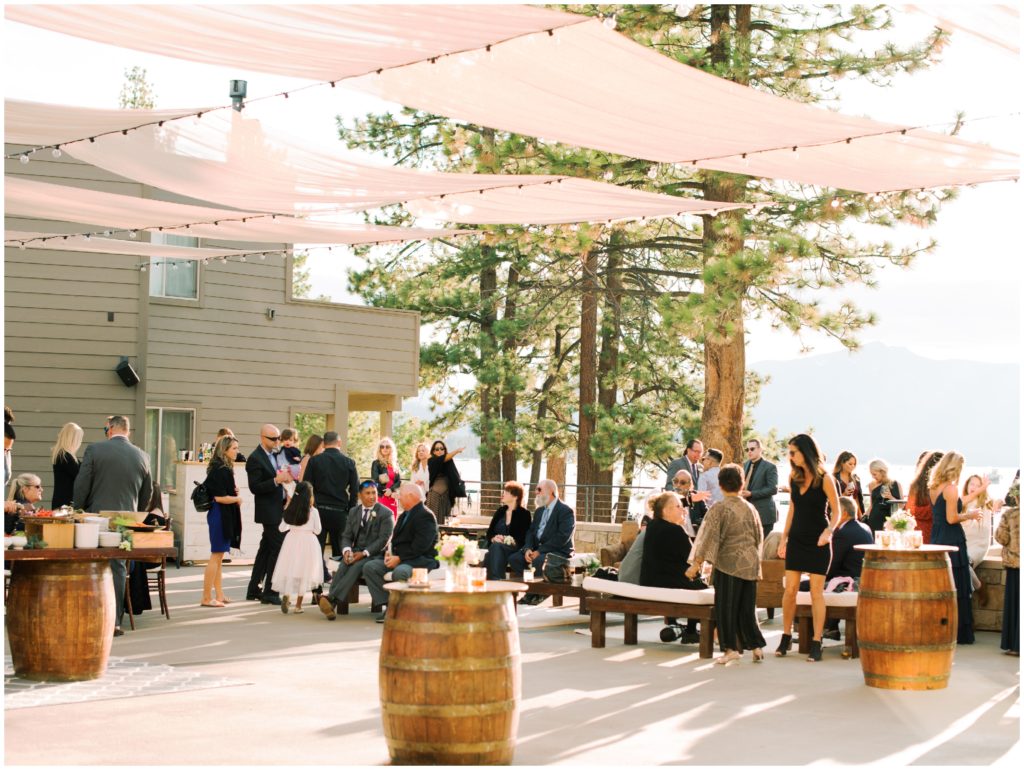 Billy and Andra’s fall wedding ceremony on Lake Tahoe | Jennifer Clapp Photography